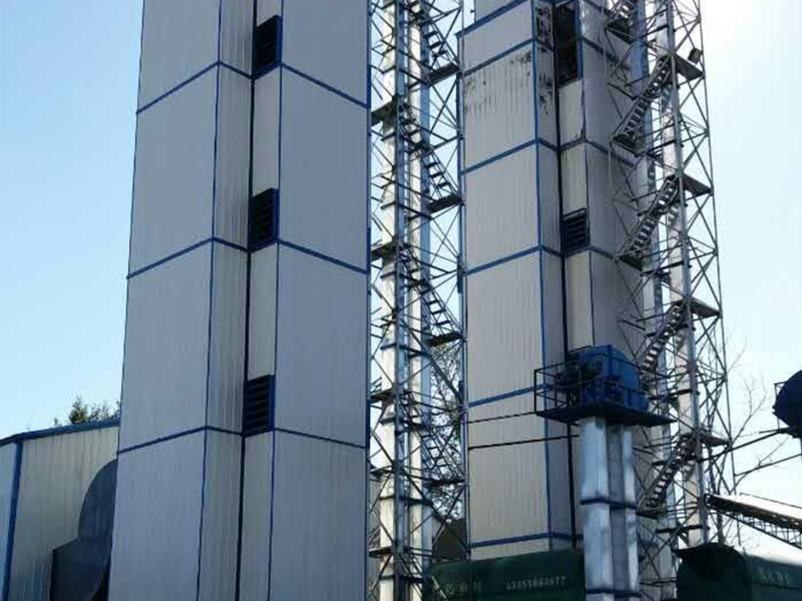  建三江五峰工貿(mào)500噸水稻烘干機             2012